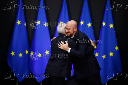 European Council presidency handover ceremony in Brussels