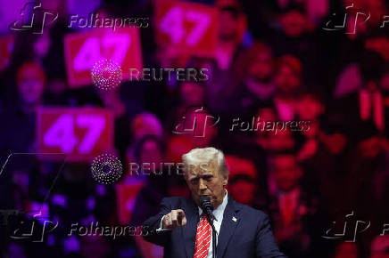 U.S. President-elect Donald Trump holds rally in Washington