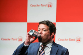 Couche Tard executives hold press conference in Tokyo