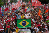 Caminhada Lula e Haddad 