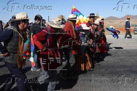 Evo Morales encabeza cuarto da de movilizacin y dice que no se reunir con Gobierno Arce