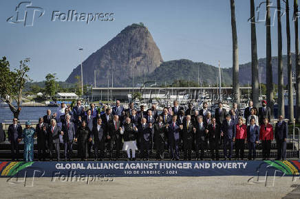 Foto oficial dos lderes presentes na Cpula do G20