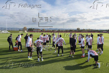 Entrenamiento del Girona FC