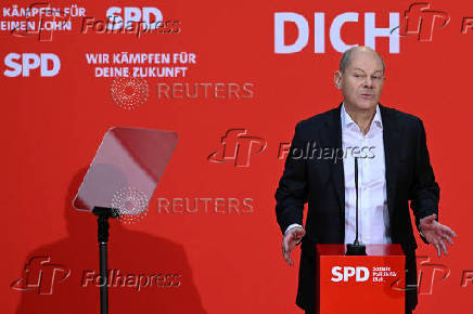 German SPD party's 'election victory' conference, in Berlin