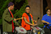 Ato pelo fim do lesbicdio, em frente ao MASP