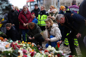 Aftermath of Christmas market attack, in Magdeburg