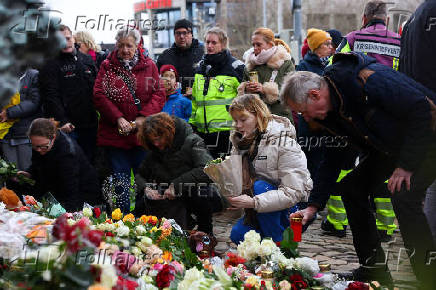 Aftermath of Christmas market attack, in Magdeburg