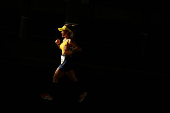 Venezuelans participate in the 9th CAF Caracas Marathon 2025, in Caracas