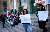 Argentine university moves lessons to streets to protest adjustments