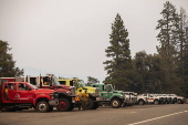 Firefighters battle 'Line Fire' wildfire in California