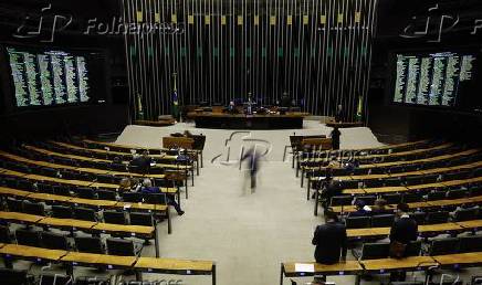 Plenrio da Cmara dos Deputados durante sesso no deliberativa