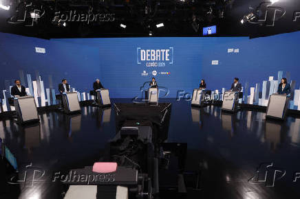 Debate do SBT entre os candidatos  Prefeitura de SP