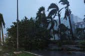 Tropical Storm Helene hits Cancun