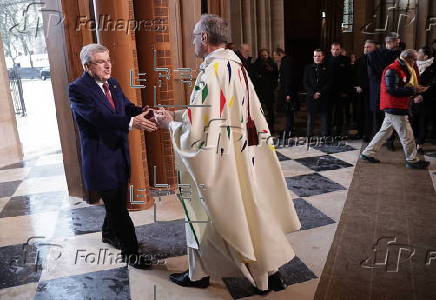 Sunday mass at Notre Dame Cathedral in Paris