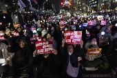 Protest calling for impeachment South Korean President Yoon