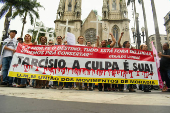 Ato contra violncia polcial em SP