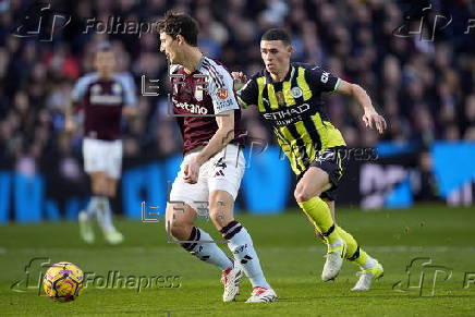 English Premier League - Aston Villa vs Manchester City