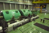 Turbinas da Usina Nuclear Angra 2, em