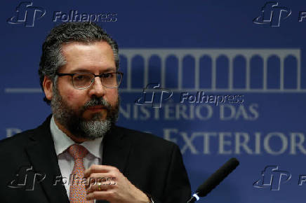 O ministro da Relaes Exteriores, Ernesto Arajo