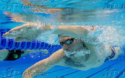Germany?s swim team trains ahead of the Paris Olympics in Berlin