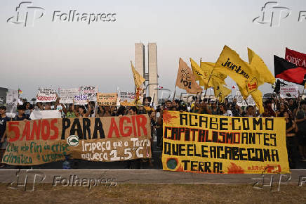 BRASILIA, MANIFESTACAO PELO CLIMA