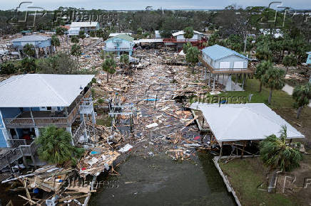 Aftermath of Hurricane Helene in Florida