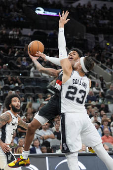 NBA: Portland Trail Blazers at San Antonio Spurs