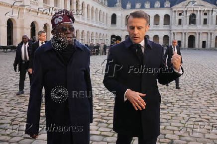 French President Macron meets Nigeria's President Bola Tinubu in Paris