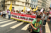 Ato contra violncia polcial em SP