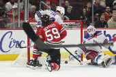 NHL: New York Rangers at Chicago Blackhawks