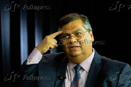 O governador do Maranho, Flvio Dino (PC do B), durante entrevista