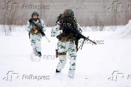 FILE PHOTO: NATO's enhanced Forward Presence (eFP) in Estonia
