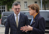 Latvian Foreign Minister Baiba Braze visits in Kyiv