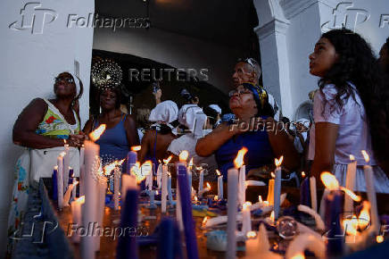 Cuban faithful carry out the traditional procession of the Virgin of Regla