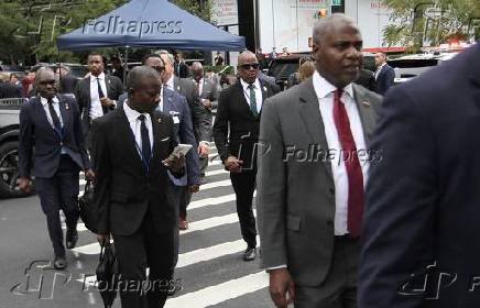 Alguns chefes de Estado chegam para a 79 Assembleia Geral da ONU em Nova York.