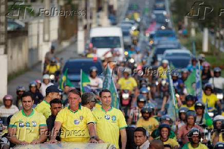 Jair Bolsonaro (PL) participa de ato de campanha em Angra dos Reis (RJ)