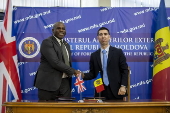 Moldovan Foreign Minister Popsoi meets British and Romanian counterparts in Chisinau