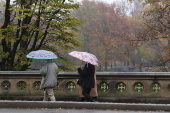 Rain in New York after city issued drought warning