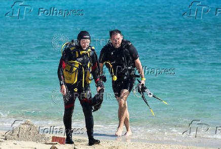 Marsa Alam off Egypt's Red Sea coast, one day after a tourist boat capsized in the area