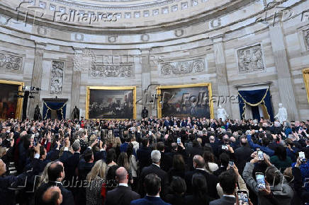 Inauguration ceremony for Trump's second presidential term