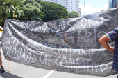 Manifestao contra a escola 6x1 em So Paulo