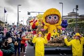 77th Bollenstreek Flower Parade in the Netherlands