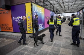 Security checks in Malmo ahead of Eurovision Song Contest