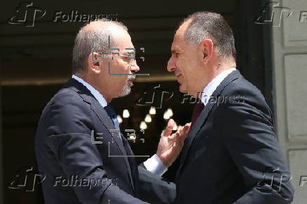 Foreign Minister of Jordan Ayman Al Safadi visits Athens
