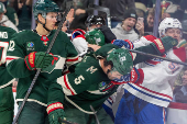 NHL: Montreal Canadiens at Minnesota Wild