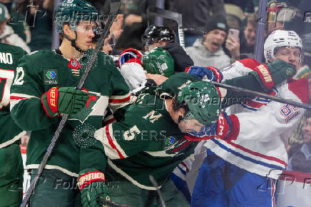 NHL: Montreal Canadiens at Minnesota Wild