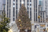 Arvore de Natal do Rockefelller center em Nova York