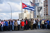 Cuba stages protest against 