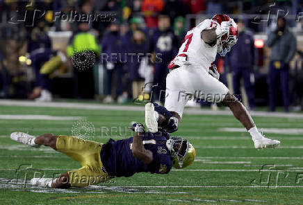 NCAA Football: CFP National Playoff First Round-Indiana at Notre Dame