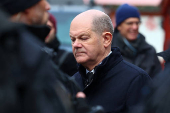 German Chancellor Scholz visits the site of Christmas market attack, in Magdeburg